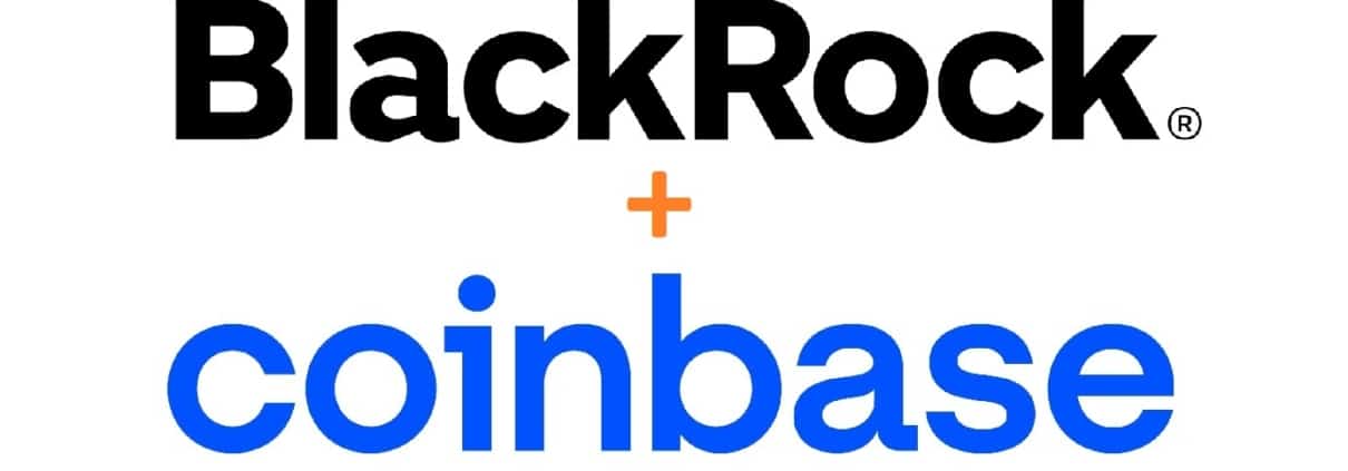 blackrock logosu + coinbase logosu